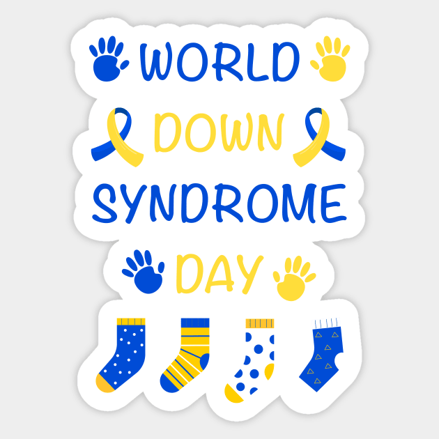 World Down Syndrome Day Sticker by Jkinkwell